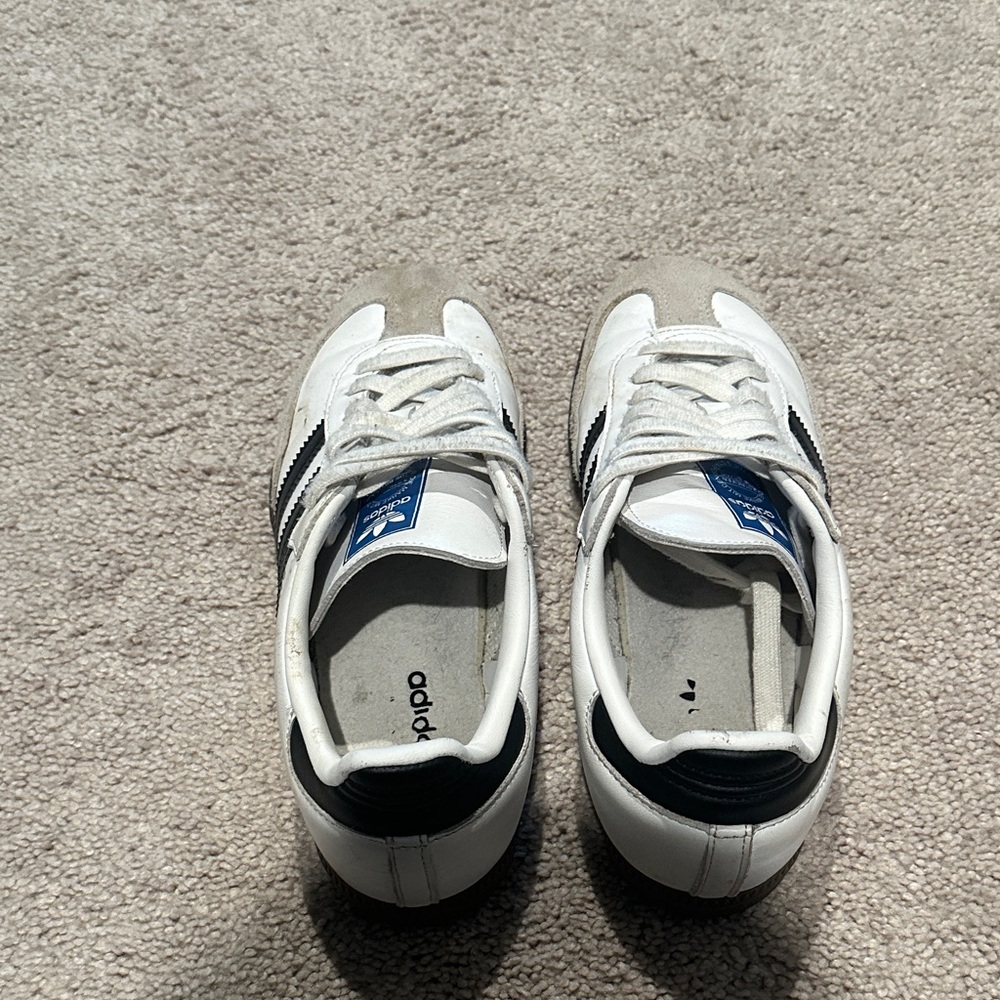 adidas White Sneakers with Black Stripes - Picture 5 of 5